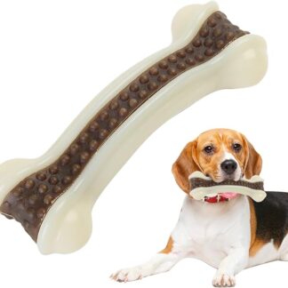 Generico Dog Bone Toy, Chewy Interactive Pet Toys Teething Training, Durable Chew Small Medium Large Breed Dogs, Boredom Playtime Engagement Puppies Adult Dogs at Home or Outdoors