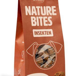 petifool Nature Bites Insetti | Snack naturale per cani | Insetti e verdure | Senza additivi artificiali | Senza cereali | 200 g | di produzione tedesca