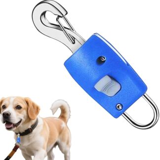 Gancio per Fune per Cani, Clip Di Blocco Magnetico Per Corda Con Sgancio Rapido, per Collegare Collare e Pettorina per Passeggiate Escursioni Giardino