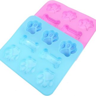 PRETYZOOM 2pezzi Stampo in Silicone Forma Di Impronta Di Cane e Osso Di Cane Stampi Per Snack Per Cani Stampi Da Forno in Silicone Riutilizzabili Per Snack Per Cani