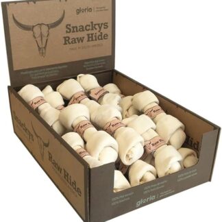 Gloria Rawhide Chews Snackys Nudos - 18 pezzi