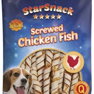 Nobby Star Snack Screwed Chicken Fish, 1er Pack (1 X 113 G)
