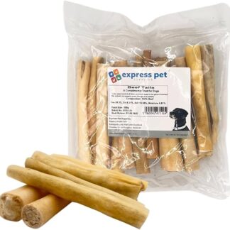 Express Pet Supplies 2 kg 15,2 cm coda di bovino bull mucca ipoallergenico cane dolcetto masticare a basso odore come pizze