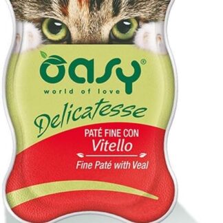 Oasy Delicatesse Pat è con Vitello, 85 gr 1 Vaschetta