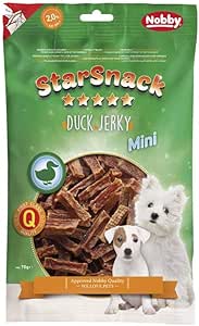 Nobby Star Snack Mini Duck Jerky, 1er Pack (1 X 82 G)
