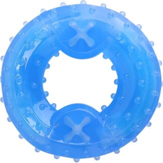 Culnflun Raffreddamento per cani da compagnia giocattolo da masticare, 10 cm di cibi surgelati estiva divertimento interattivo, materiale durevole non tossicità non tossicità da es