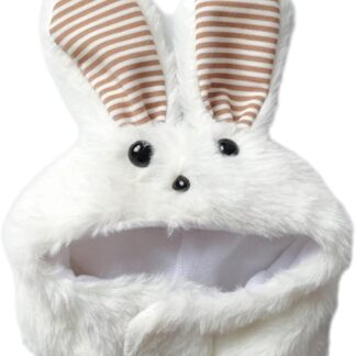 Illkjasfc Orecchie di peluche a forma di halloween malizioso inverno caldo regolabile sottogola