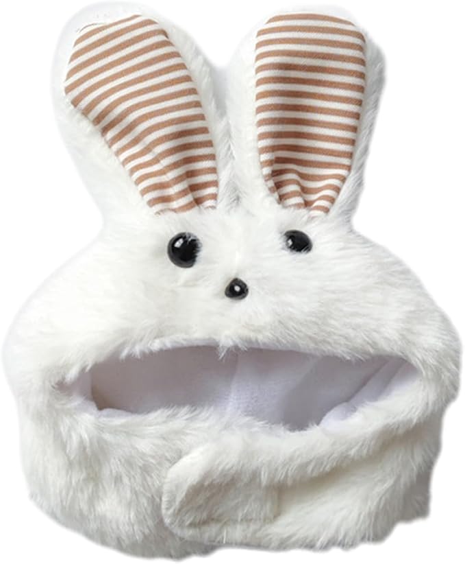 Illkjasfc Orecchie di peluche a forma di halloween malizioso inverno caldo regolabile sottogola
