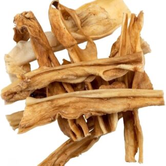 Dei NATURE Pelle di Testa di Agnello Essiccata,Confezione da 500 g,Snack Masticativo Naturale per Cani, dieta Barf