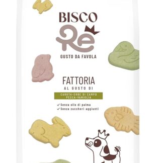 Record - BiscoRe Biscotti per Cani ai Gusti Misti Fattoria, Maxi Formato da 2,5kg. Snack Croccanti e Naturali, Cotti al Forno, Senza Conservanti né Olio di Palma, Leggeri, Digeribili e Gustosi