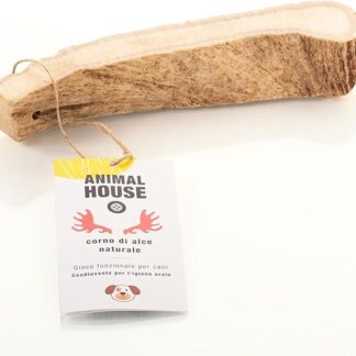 Animal House Corna di Alce per Cani, Masticativo Naturale al 100%, Rafforza Igiene Orale, Resistenti e Duraturi, Disponibili in tutte le taglie (S)