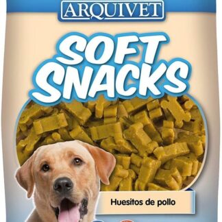 ARQUIVET Soft Snacks - Ossi piccoli di pollo - 100 gr - Snack per cani a forma di osso piccoli - Snack per cani - Alimento complementare