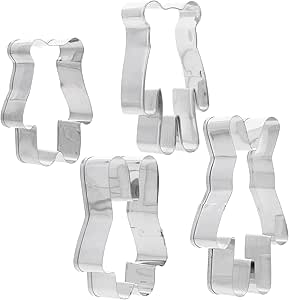 Alipis 4pezzi Stampi Per Biscotti e Stampi Per Dolci e Snack Per Decorazioni Natalizie e Compleanno