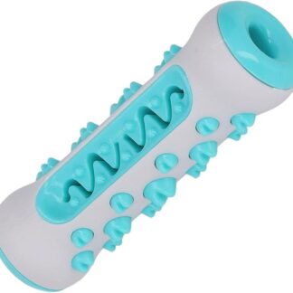 Phefop Dogatti di Masticazione, Giocattoli per Spazzolino da Denti per Cucciolo di Cura dei Denti di Cura Orale Quotidiana, Denti in Gomma Resistenti Al Morso Regali a Bordo per Cani (Blu grigio)