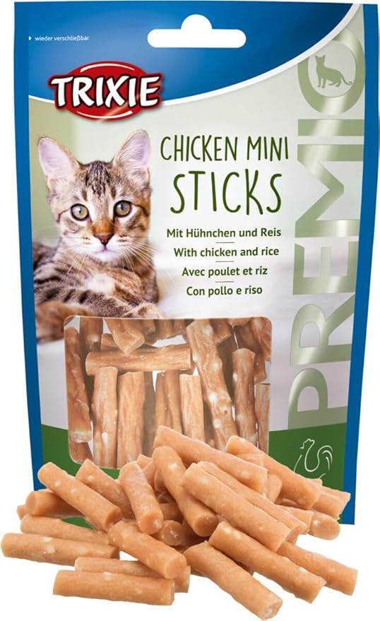 Trixie Premio Mini Sticks, Hühnchen Reis 50 g