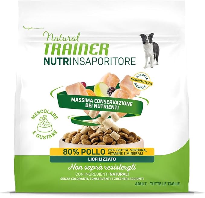 NATURAL TRAINER NUTRINSAPORITORI POLLO 3x120gr