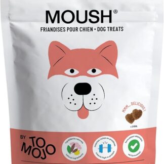 TOMOJO Dolcetti Cane Salute Orale – Ingredienti Naturali, Digesti, Ricchi di Fibre e Proteine degli Insetti – Formulati dai Veterinari – Francese – Bustina 100 g