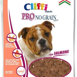 CLIFFI Snacks PRO NO GRAIN con salmone 100gr. Made in Italy.