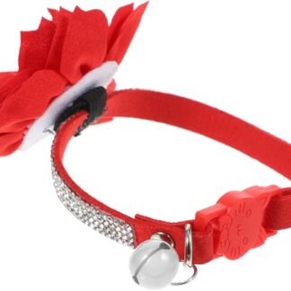 UPKOCH Collana del gatto di strass campana collari per cuccioli per collare per cani novità cravatta al collo da cucciolo collare da cucciolo Collari per cani di piccola taglia