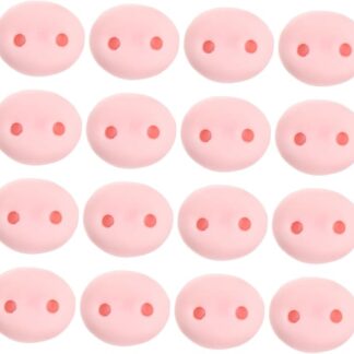 HOMSFOU 100pezzi Occhi e Nasi in Resina per Giocattoli Occhi in e Naso Cane Simulato per Animali all Uncinetto Giocattoli Peluche Artigianato Fai da Te e Creazione Animali Peluche