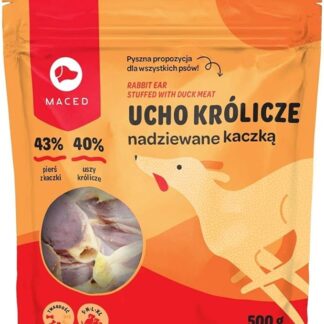 Maced Snack per cani anatra coniglio 500 g