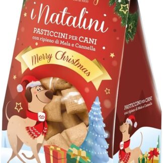 Biscotti di Natale per Cani: i Natalini con Ripieno di Mela e Cannella 180 g
