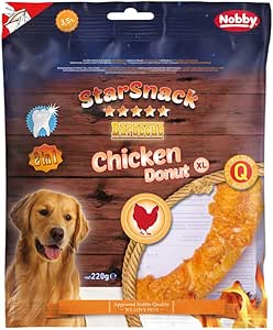 Nobby StarSnack Barbecue Chicken Donut XL, circa 20 cm, 220 g