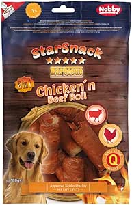 Nobby StarSnack Barbecue Chicken´n Beef Roll 1 confezione (1 x 180 g)