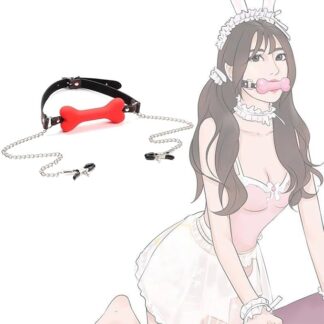 Wregmgg Decorazione Ossea In Silicone Rosso, Design Unico A Forma Di Osso, Morbido E Resistente! -Z