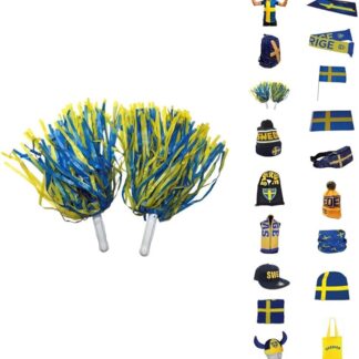 Sweden (Piccolo Pom-Pom Svezia) Confezione da 2