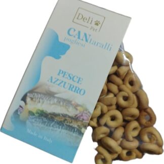 Deli-Pet CANtaralli, Snack per Cani al Pesce Azzurro, 150g,
