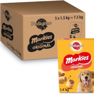 Pedigree Markies - Biscotti per cani, aroma tuetano, confezione da 5 x 1,5 kg