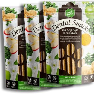 Irish Pure Snack dentale per cani | 3 bastoncini dentali da 150 g | cane da allenamento | senza cereali | ricompensa per cani | spuntino naturale al 100% | snack per cani | spuntino sano | Premium