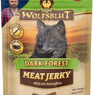 Wolfsblut Meat Jerky Dark Forest - Selvaggina e patate 1 x 80 g