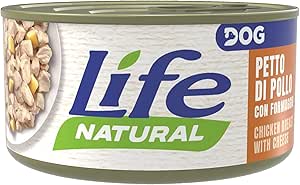 Life Dog 20014 Lattina di Pollo e Formaggio, 90 Grammi