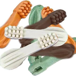 Bastoncini masticabili per cani, confezione da 8 bastoncini masticabili per animali domestici, articoli per la pulizia dei denti, per cani di taglia piccola, media e grande