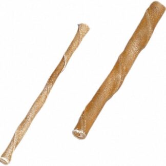 GIM DOG Snack per Cani Sigarette in Pelle di Bufalo Naturale 100 pz di Sigarette da 12cm