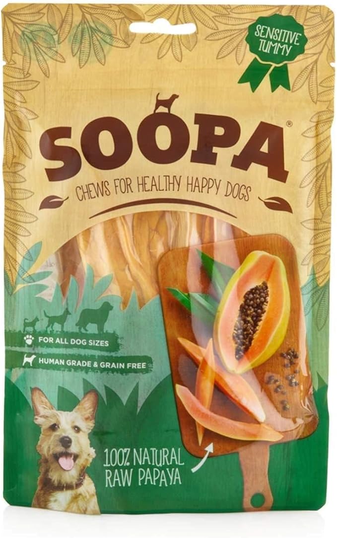 Soopa Papaya Chews Dog Treat, 85 g