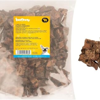 Boomy - Snack per cani - Polmi di agnello essiccati - Cubo 2 x 2 cm - 350 g