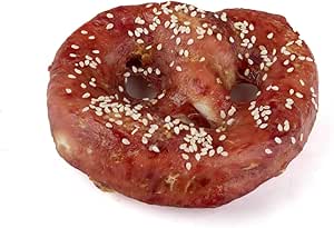 HAPPET Dolcetto per cani, 1 pezzo, da masticare facilmente digeribile per cani di tutte le razze, dolcetto da forno naturale con carne di petto d'anatra (22%) e pelle cruda