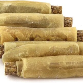 DOGBOSS 100% naturale rotoli da masticare in diverse dimensioni e gusti (5 quaglie da 17 cm)