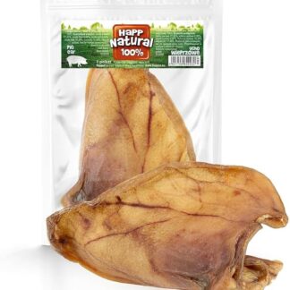 HAPPET Orecchie di cervo pelose per cani, trattamenti naturali per l'intestino, monocomponente, ricchi di sostanze nutritive, essiccate all'aria per un piacere da masticare a lungo termine