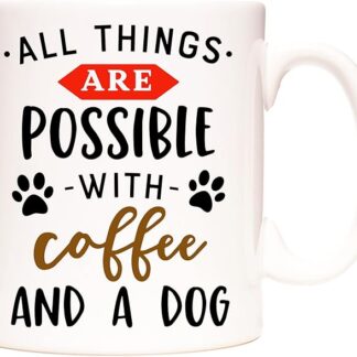 Tazza da caffè e cane da 311,8 g per tè o caffè