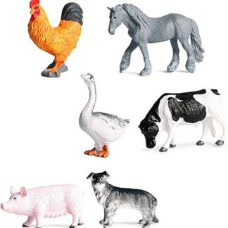 RAPPA Set di animali domestici in una scatola da 6 pezzi