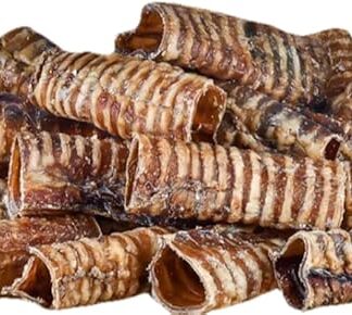 Dei NATURE Trachea di Manzo Naturale 600 GRAMMI, Masticativo per Cani, snack Naturale, Dieta Barf