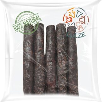 Lucze Rotoli da masticare per cani, 12 cm x 5 pezzi, per cuccioli di cavallo, per cani di taglia media e piccola, ipoallergenici, 100% naturali