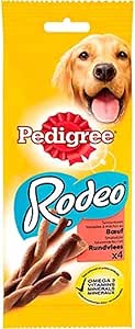 Pedigree Rodéo - Premio di manzo in confezione da 70 g, confezione da 24