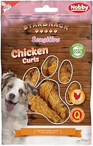 Nobby StarSnack Sensitive Chicken Curls 1 confezione (1 x 113 g)