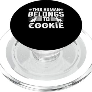 Il regalo del biscotto del nome del cane appartiene al biscotto PopSockets PopGrip per MagSafe