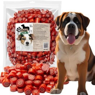 Spuntino per cani – Sushi di agnello Mr. Pretzel 500 g – snack sano premium per cani – senza cereali, carne di alta qualità, deliziosi